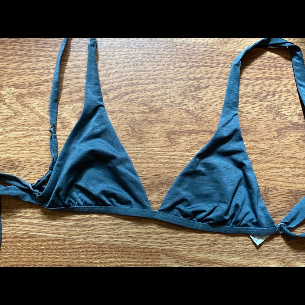 Billabong gray bikini top